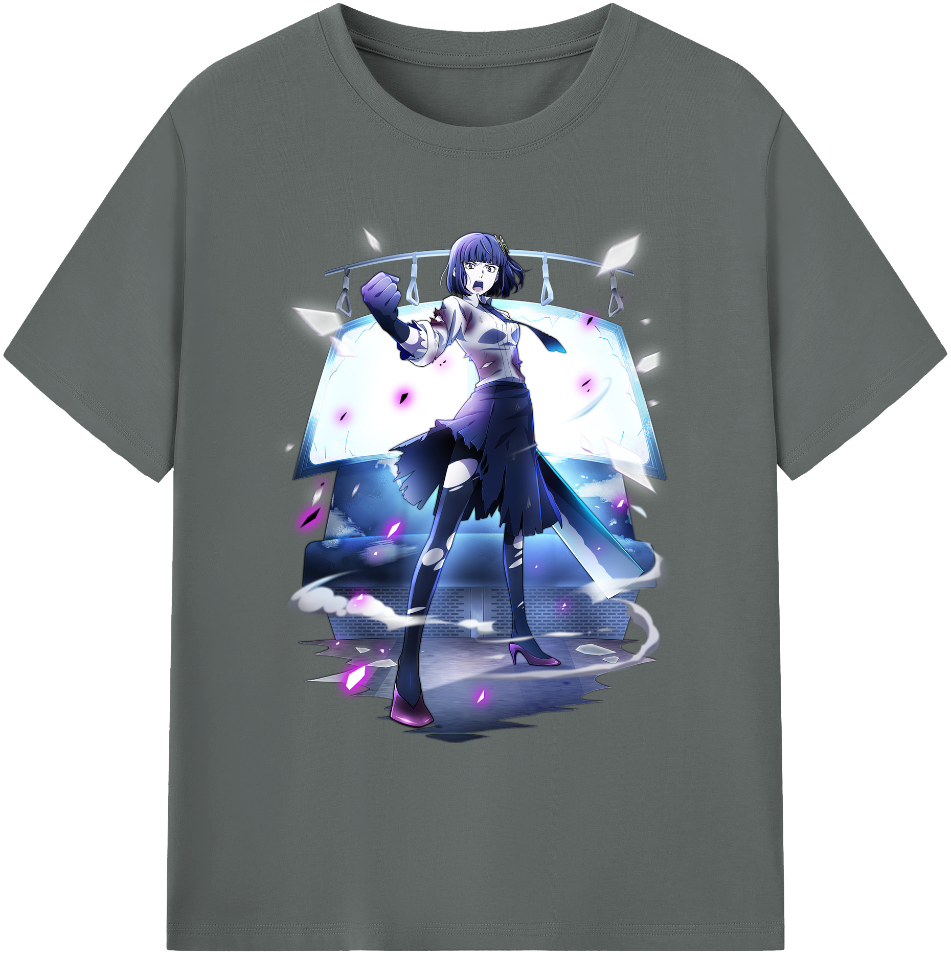 （画像用） 文豪ストレイドッグス Bungo Stray Dogs 綿100％ メンズ半袖Tシャツ｜肌触りやわらか＆通気性